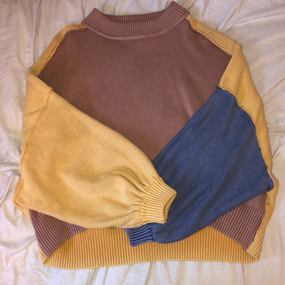 Urban Outfitters Tri Colored Sweater